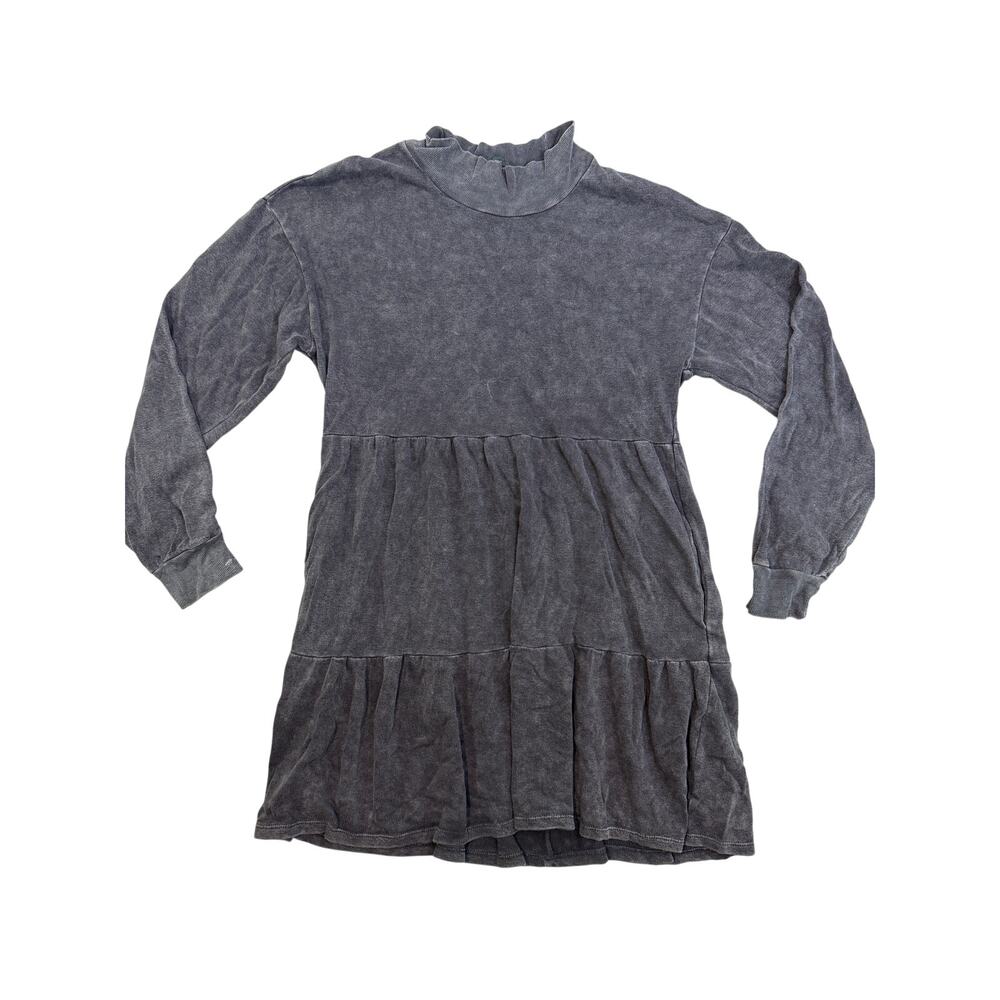 Wild Fable Women's Washed Black Long Sleeve Sweatshirt Dress - Size Medium - NWT